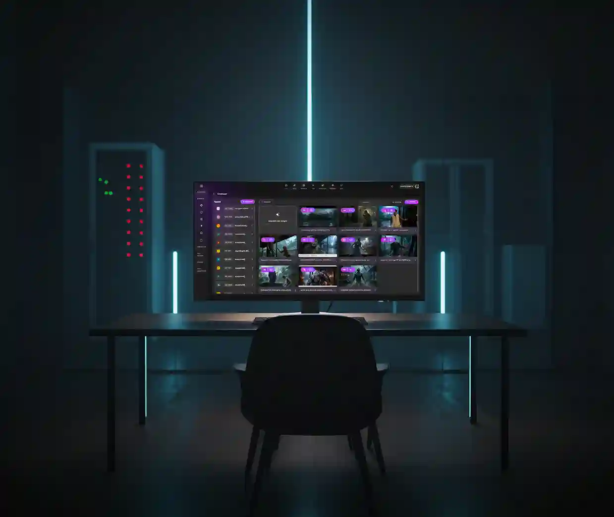 Custom AI model collaboration in film production