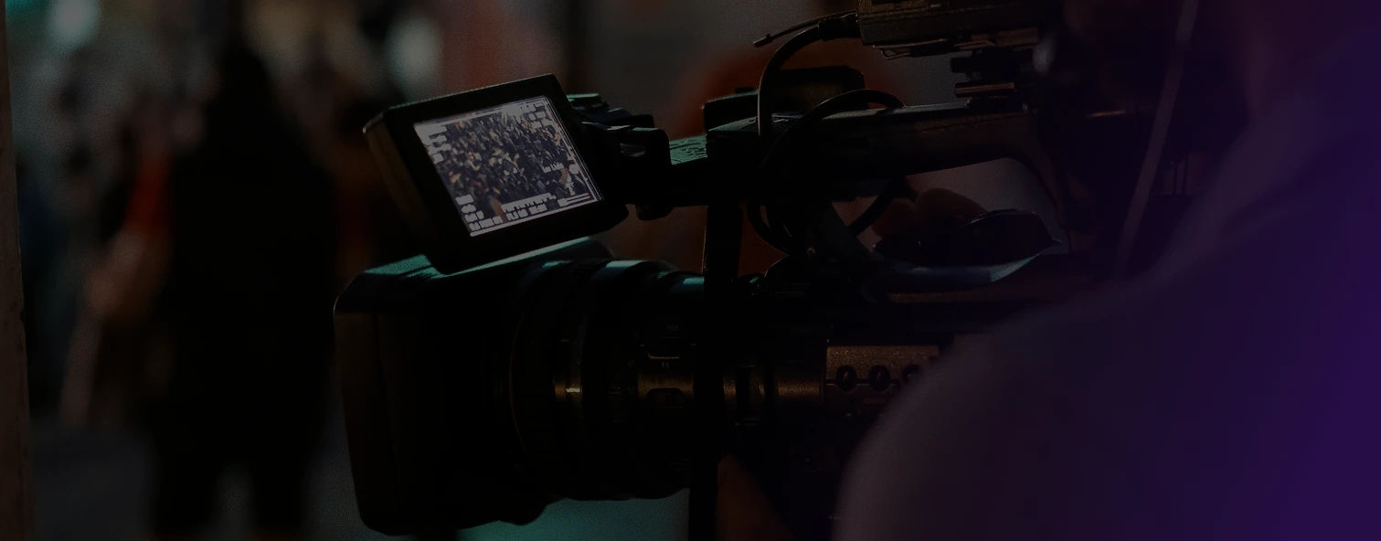 Cinematic camera setup representing the future of film production