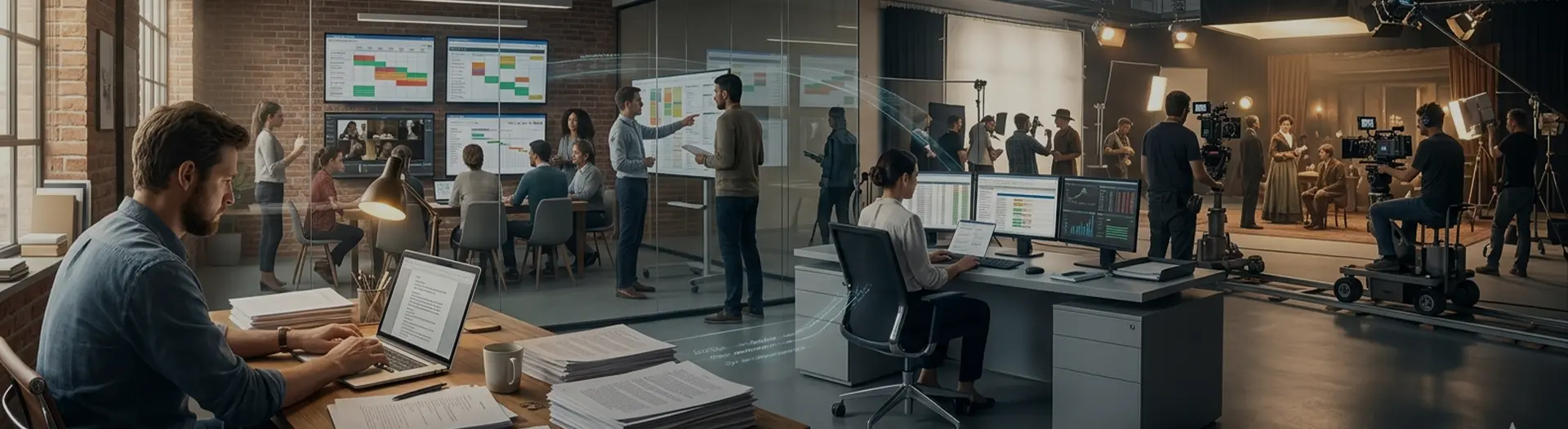 Film production planning and scheduling workflow